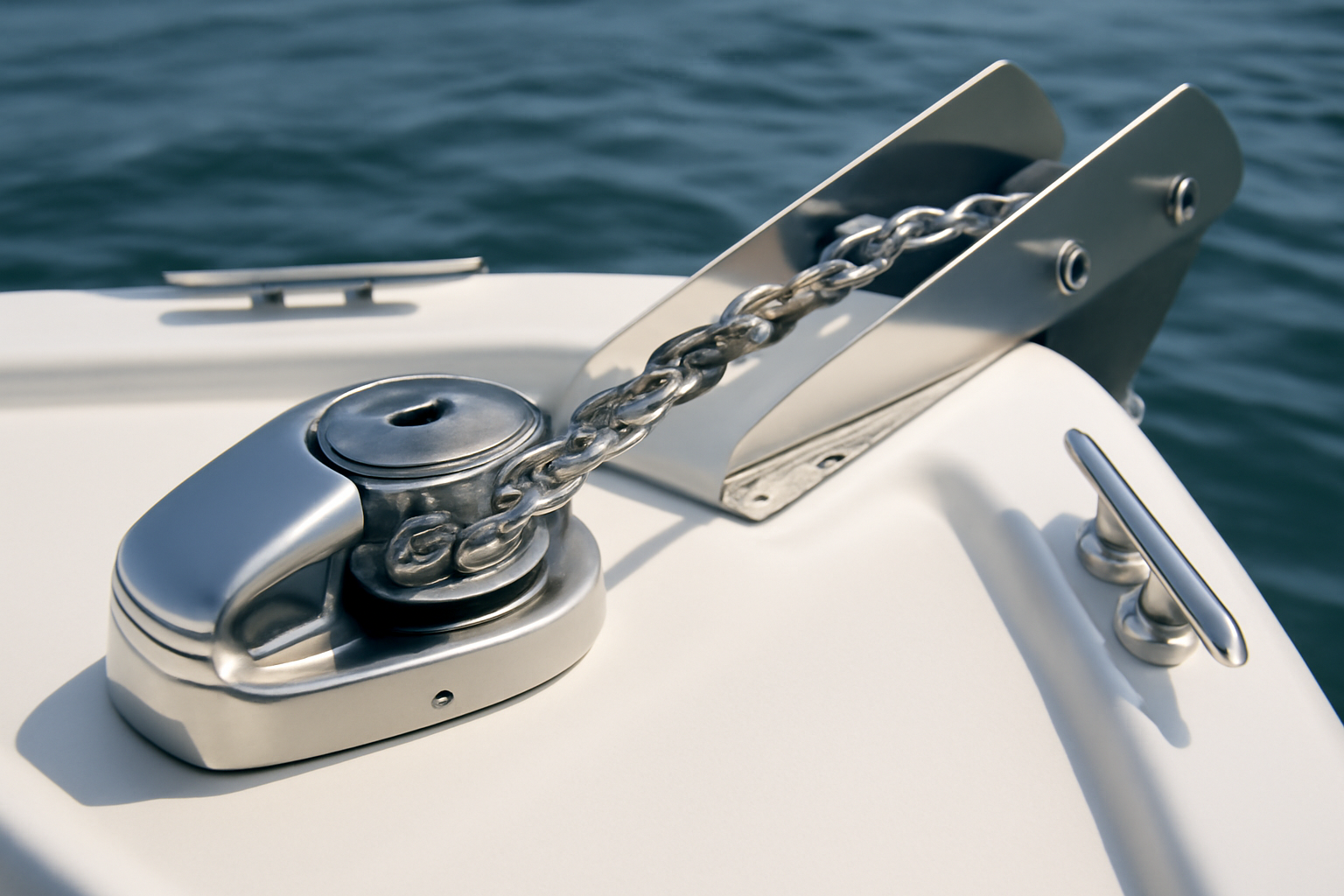 Guindeau électrique et davier : bien composer son système de mouillage