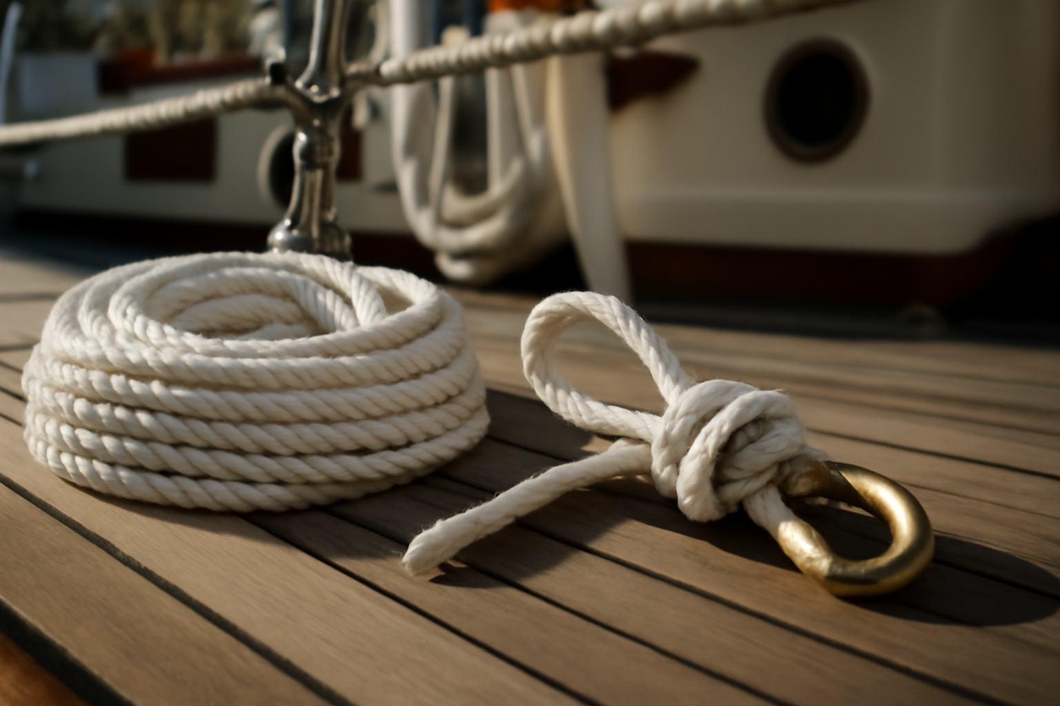 La garcette et le bout : petits cordages à grands usages à bord