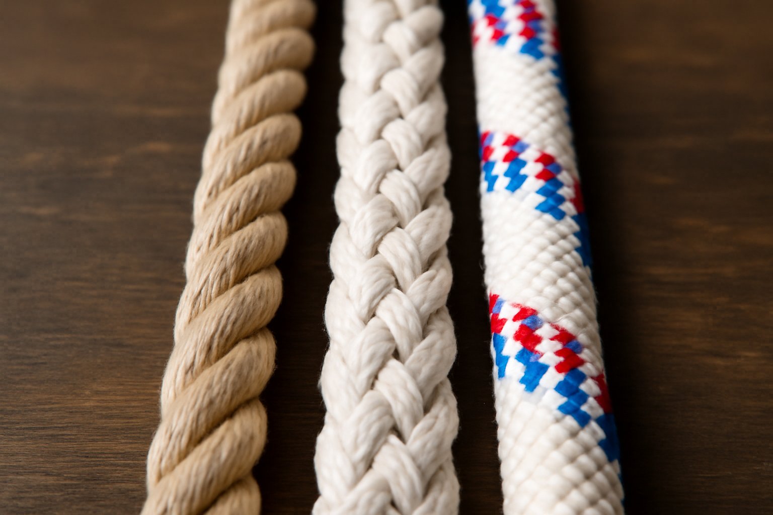 Cordage 3 torons, 8 torons, double tresse : quelle construction choisir ?