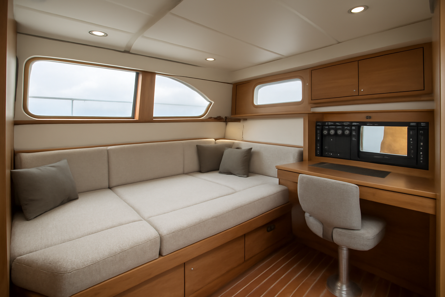 Quels materiaux resistent le mieux dans une cabine de bateau ?